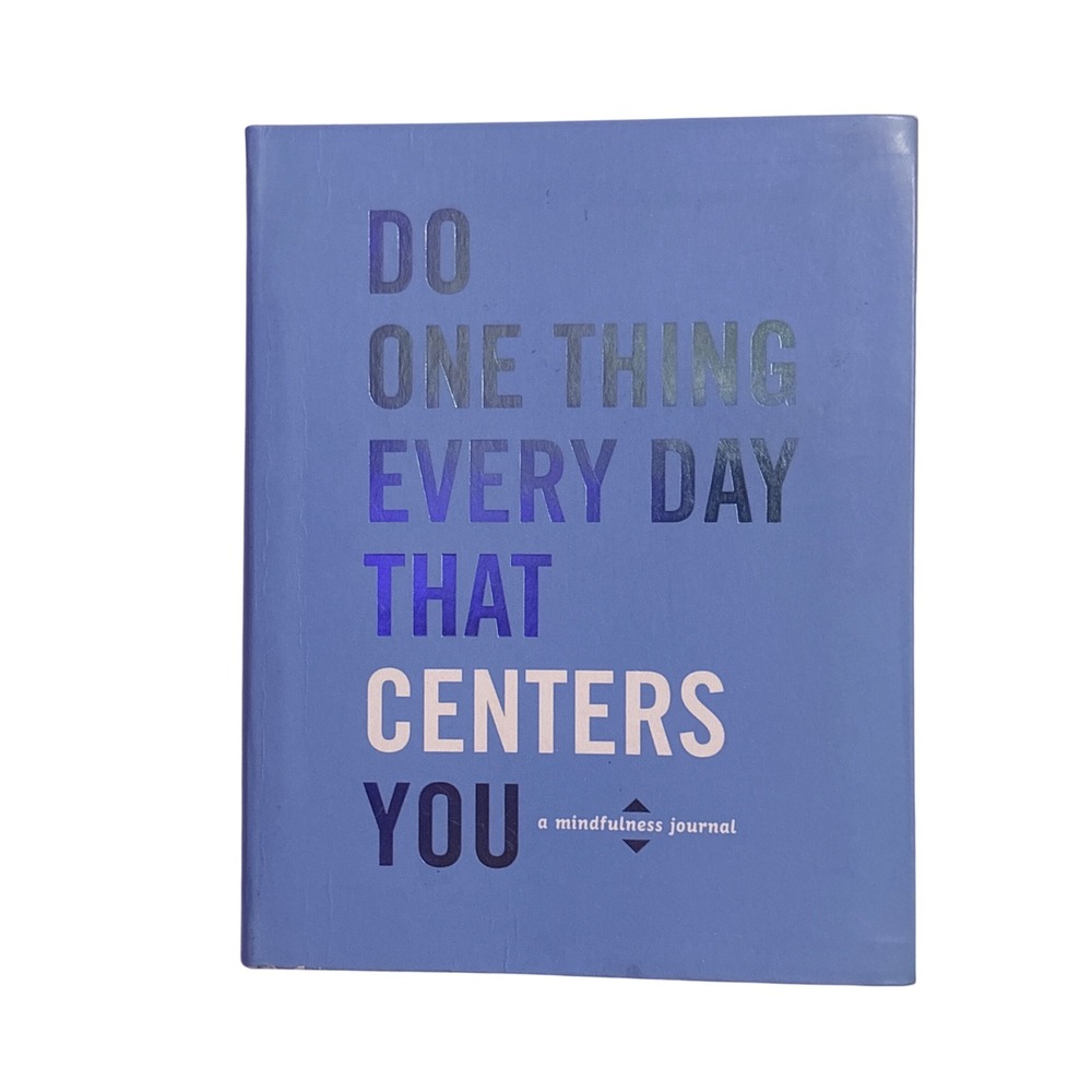 NEW Do One Thing Every Day That Centers You Mindfulness Guided Journal